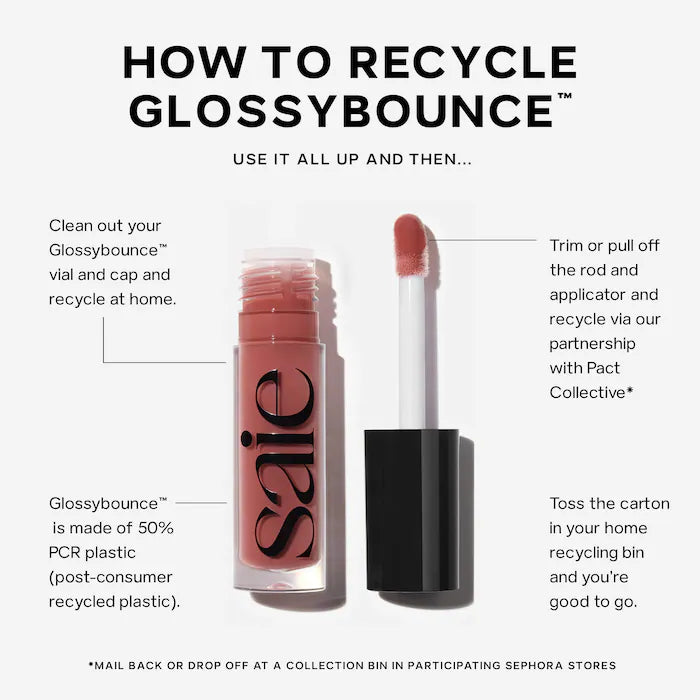 Saie Glossybounce Lip Gloss-Oil Duo Gift Set