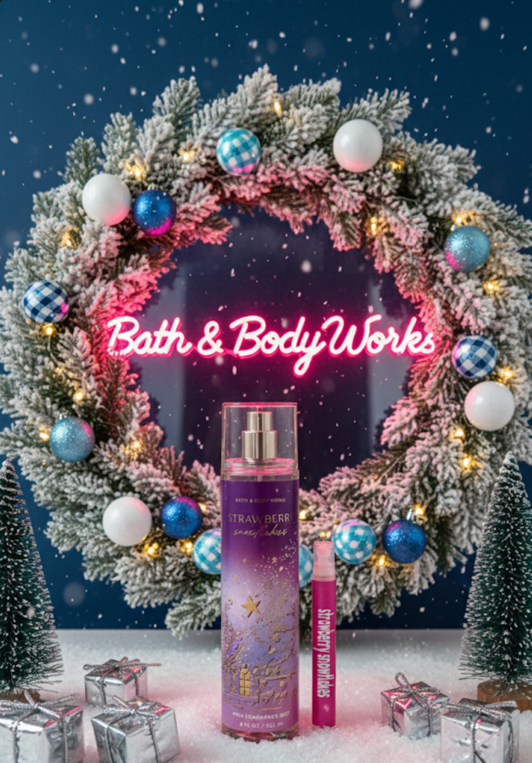 Decants: 10mL Bath & Body Works Fine Fragrance Mist: Strawberry Snowflakes - 6 for $100