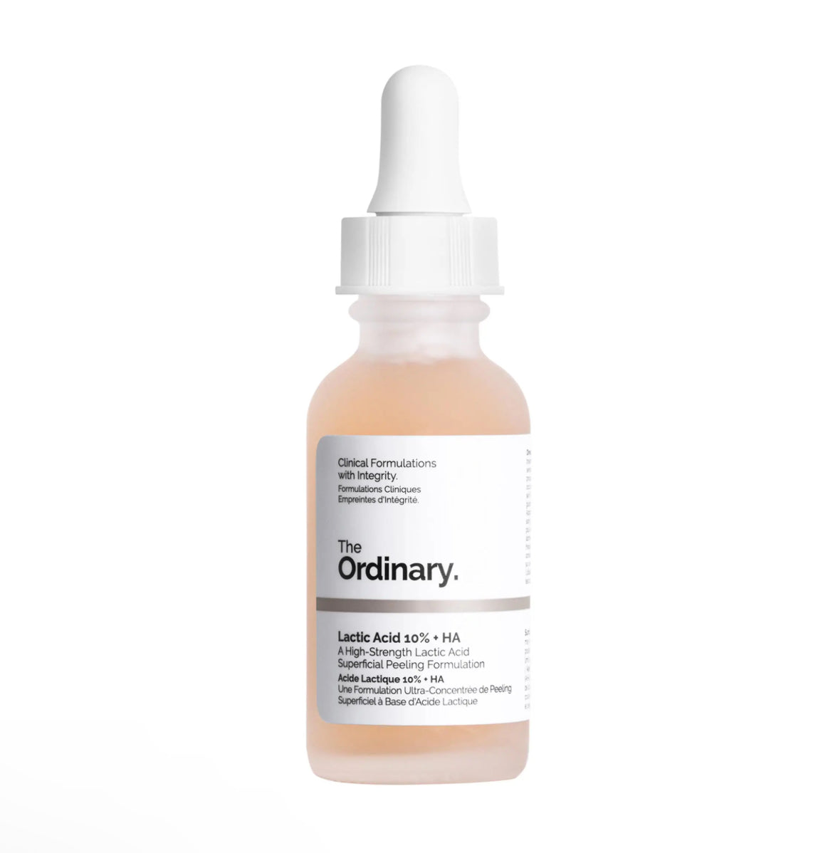 Exfoliation | Texture | Hyperpigmentation: The Ordinary Lactic Acid 10% + HA 2% Exfoliating Serum 30mL