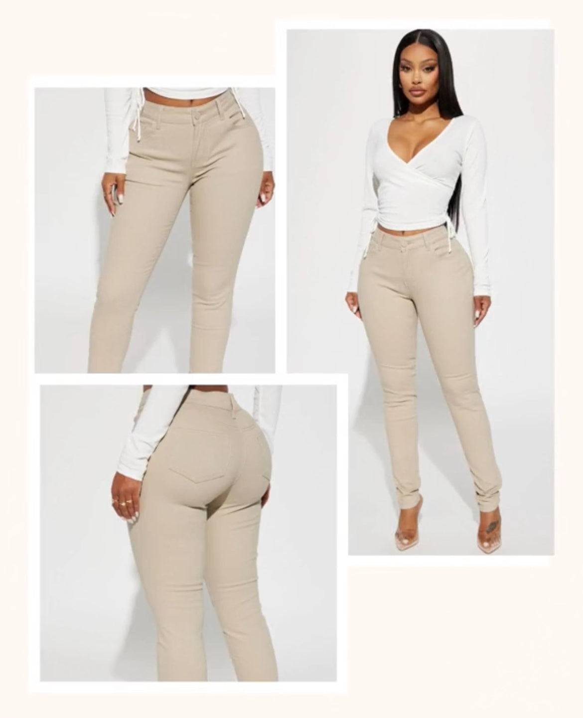 Skinny Uniform Pants: Size 15 (New)