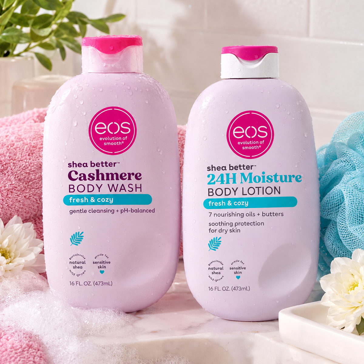 eos Fresh & Cozy Shower Layering Duo