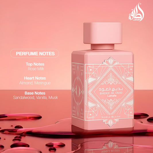 10mL Authentic Decant: Lattafa Badee Al Oud Noble Blush (3 for $200 or 5 for $300)