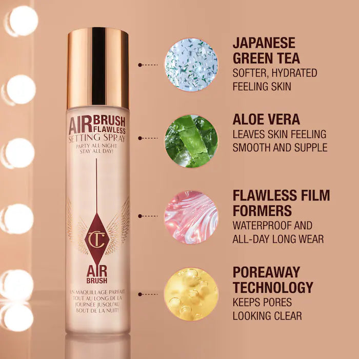 Charlotte Tilbury Mini Airbrush Flawless Setting Spray Duo Gift Set