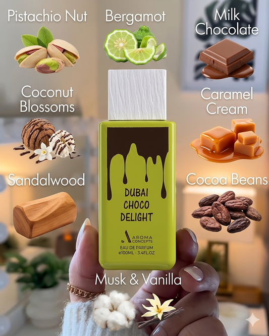 10mL Authentic Decant: Aroma Concepts Dubai Choco Delight (3 for $200 or 5 for $300)
