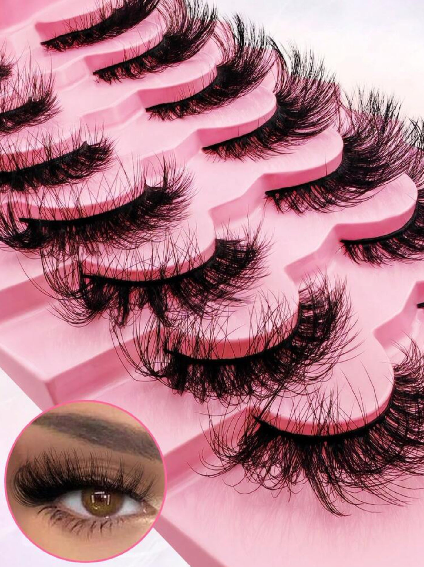 Eyelashes: 7 Pairs