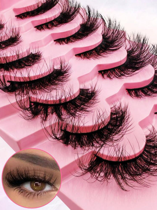 Eyelashes: 7 Pairs
