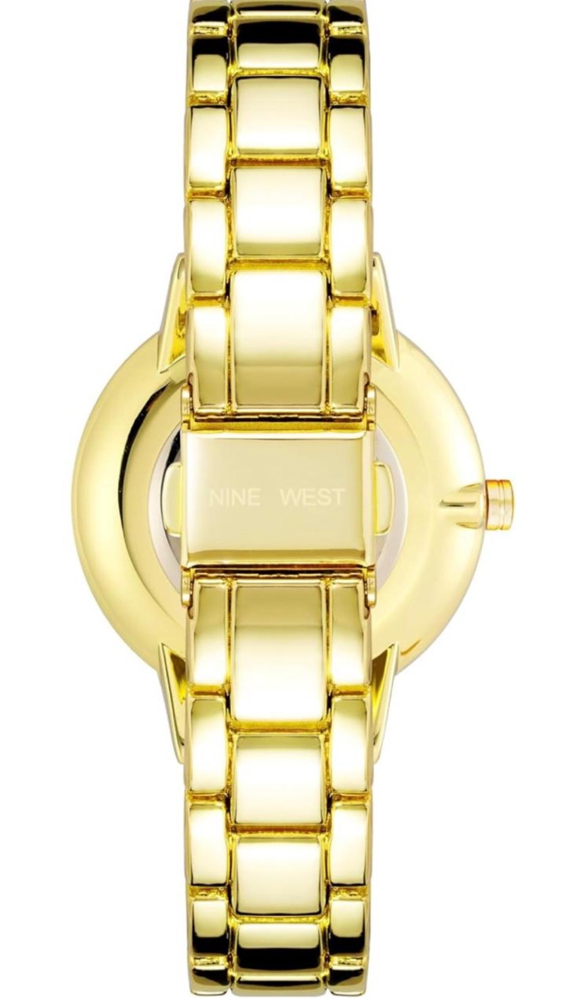 Nine West Round Goldtone Bracelet Watch