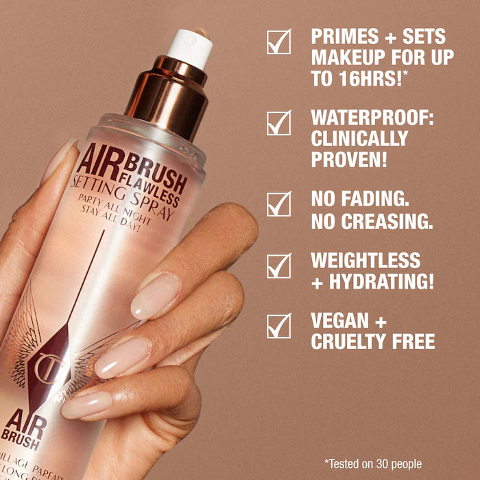 Charlotte Tilbury Mini Airbrush Flawless Setting Spray Duo Gift Set