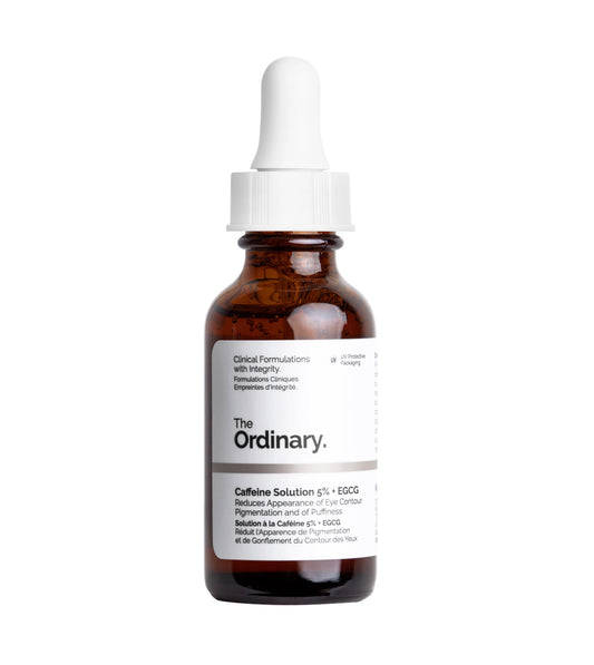 Hyperpigmentation | Puffiness: The Ordinary Caffeine 5% + EGCG Depuffing Eye Serum 30mL