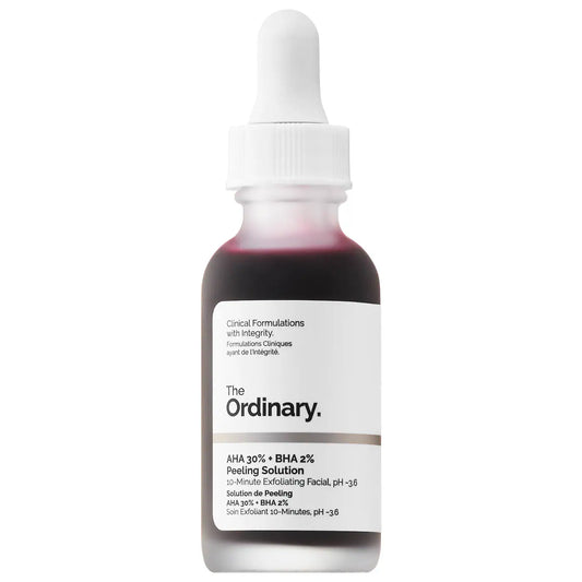 Exfoliation | Texture | Hyperpigmentation: The Ordinary AHA 30% + BHA 2% Exfoliating Peeling Solution 30mL