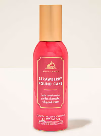 Concentrated Room Spray: Strawberry Pound Cake