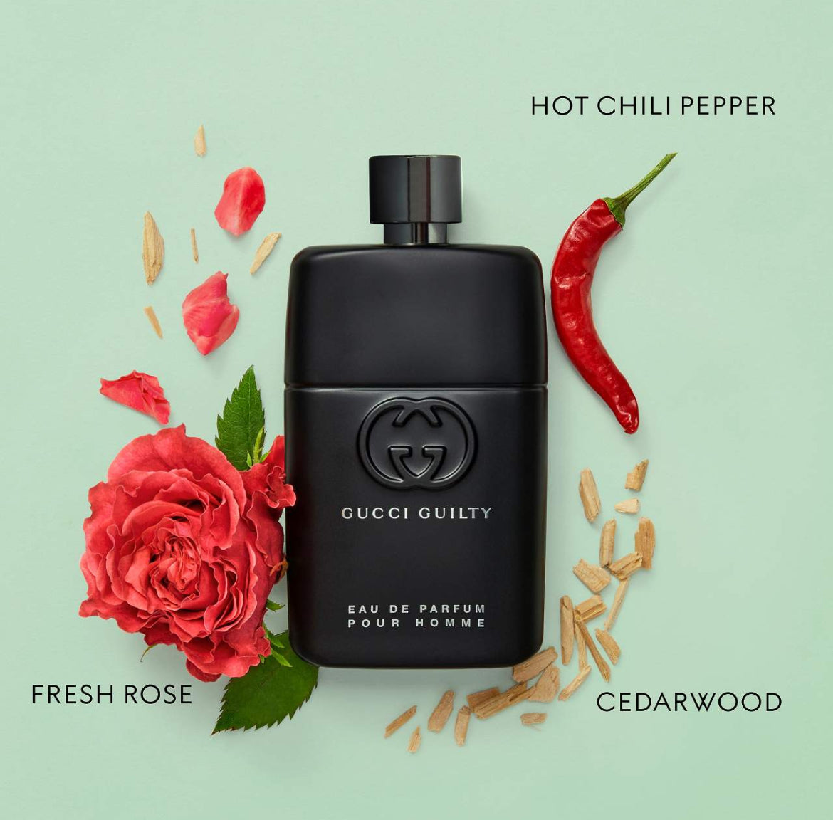 Gucci Guilty Eau de Parfum for Homme with Rose and Cedarwood
