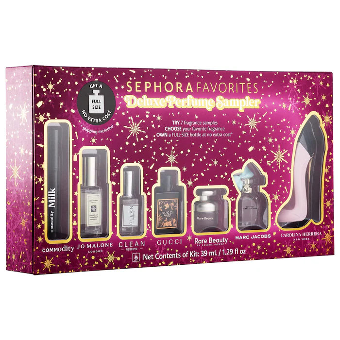 Sephora Favorites 
Holiday Deluxe Perfume Sampler Set w/ Redeemable Voucher (NO RETURN/REFUND)