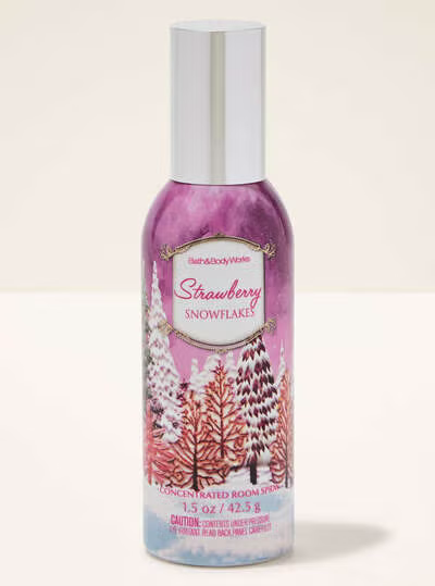 Concentrated Room Spray: Strawberry Snowflakes