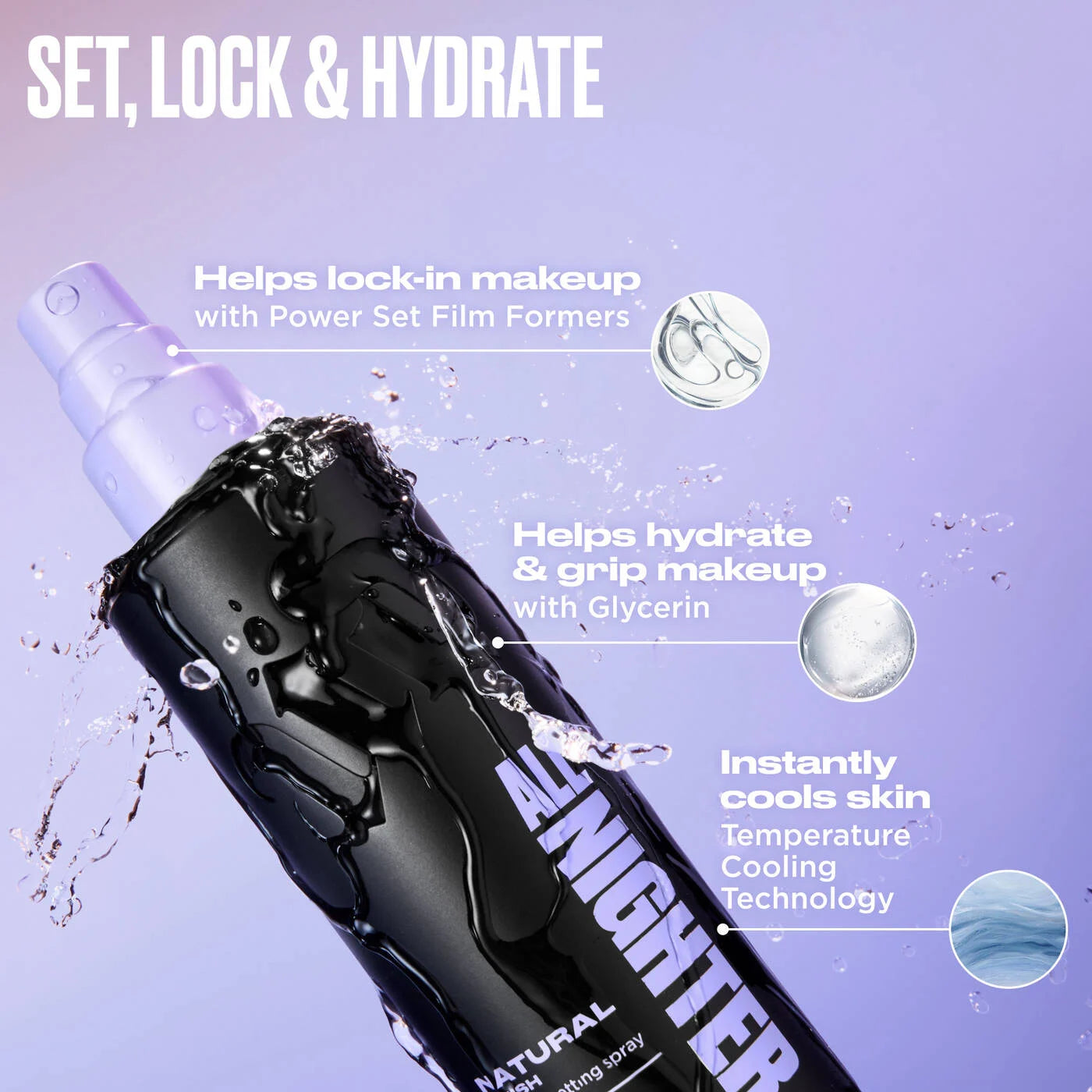 Urban Decay
Mini All Nighter Setting
Spray Duo Set