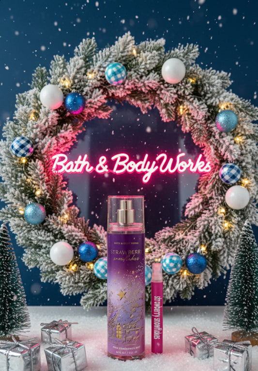 Decants: 10mL Bath & Body Works Fine Fragrance Mist: Strawberry Snowflakes - 6 for $100