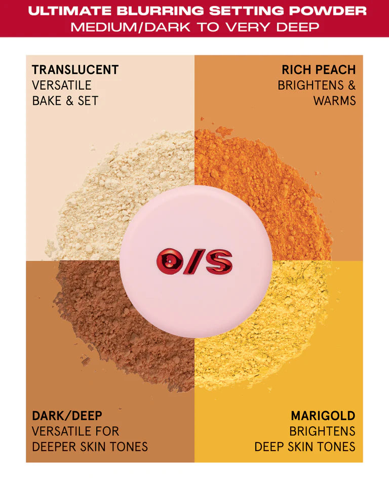 Setting Powder: ONE/SIZE Ultimate Blurring Setting Powder Full-Sized: Ultra Peach