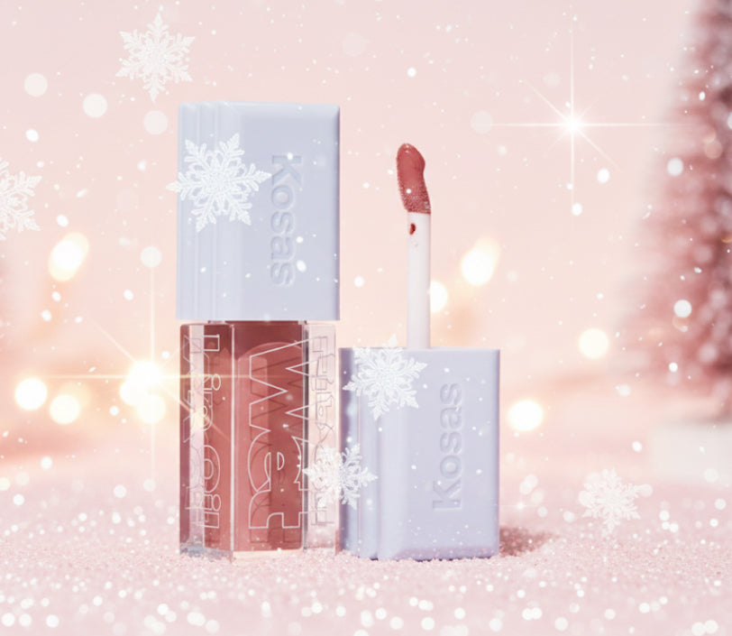 Makeup: Kosas Wet Lip Oil Plumping Peptide Lip Treatment Gloss 0.15 fl oz / 4.6 mL Unbuttoned