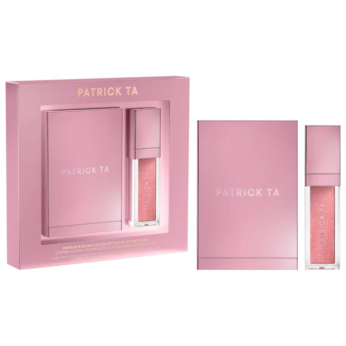PATRICK TA Patrick's Glow and Gloss Set - Major Headlines Blush Duo and Lip Gloss Makeup Gift Set