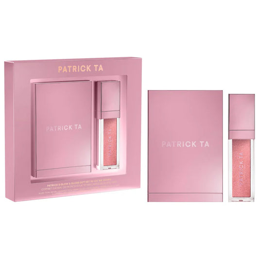PATRICK TA Patrick's Glow and Gloss Set - Major Headlines Blush Duo and Lip Gloss Makeup Gift Set
