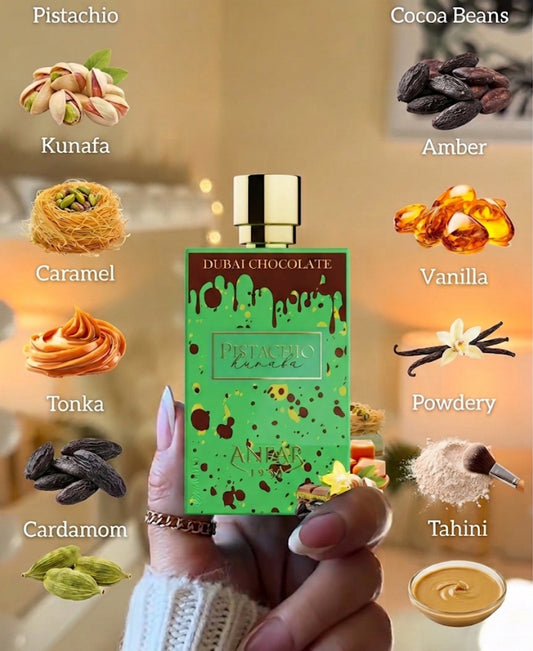 10mL Authentic Decant: Anfar Dubai Chocolate Pistachio Kunafa (3 for $200 or 5 for $300)