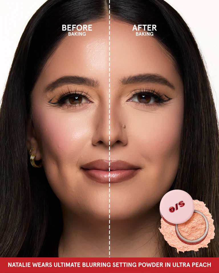 Setting Powder: ONE/SIZE Ultimate Blurring Setting Powder Full-Sized: Ultra Peach