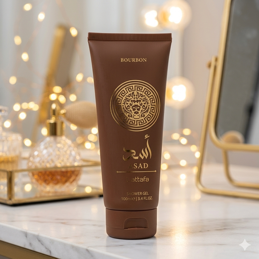 100mL Authentic Shower Gel - Lattafa Asad Bourbon (No Box)