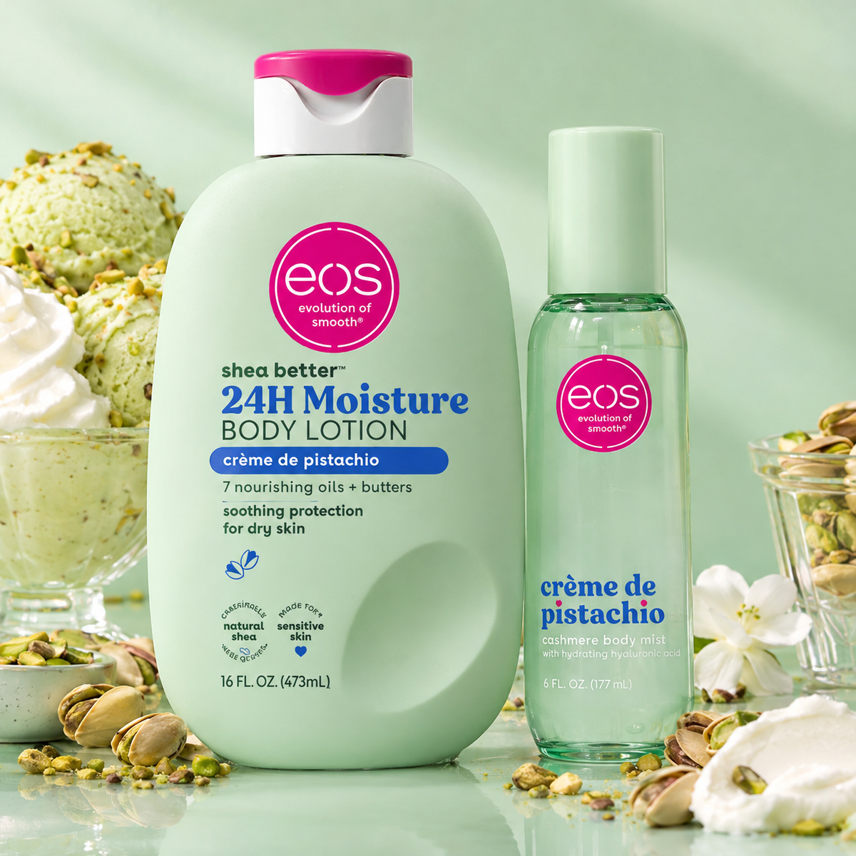 eos Crème de Pistachio Scent Layering Duo