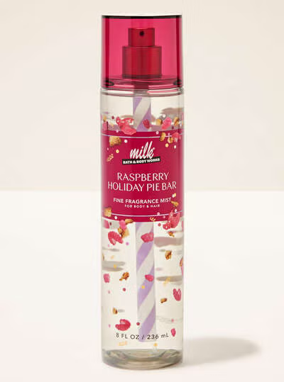 Body Mist: Raspberry Holiday Pie Bar Fine Fragrance Mist