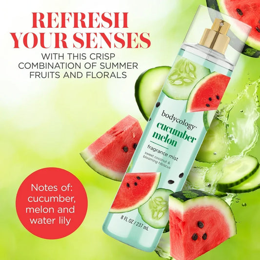 Bodycology Cucumber Melon Body Mist, 8 fl.oz